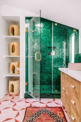 Curtis M's Emerald Bathroom