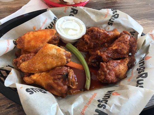 Half hot half Cajun   Traditional Wings