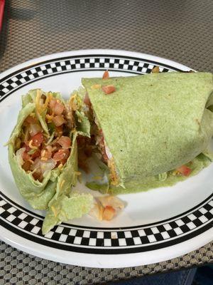 Fried chicken and spicy wrap