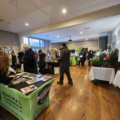 One area of Holiday Market vendors.