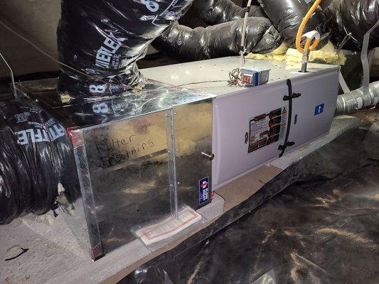 New furnace installation