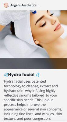 Hydra facial treatment