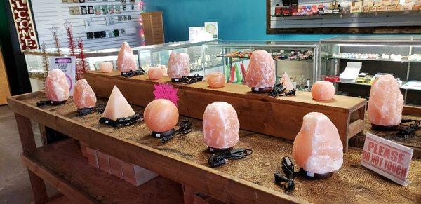 We have added Himalayan Salt Lamps to our lines.  What a great addition to your healthy lifestyle.