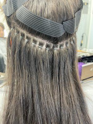 Beaded row extensions