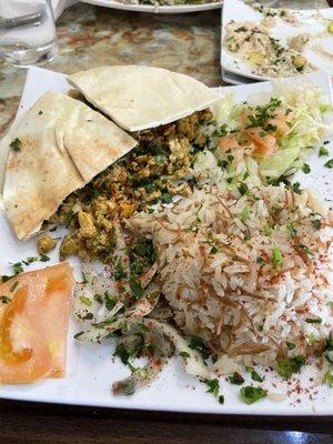 8. Chicken Shawarma Platter