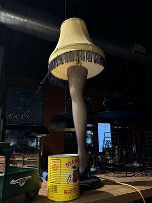 Leg lamp