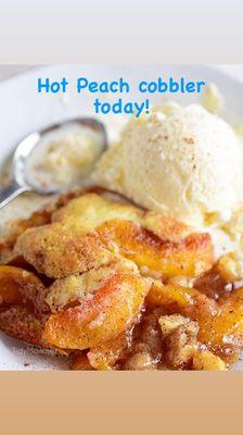 Peach cobbler