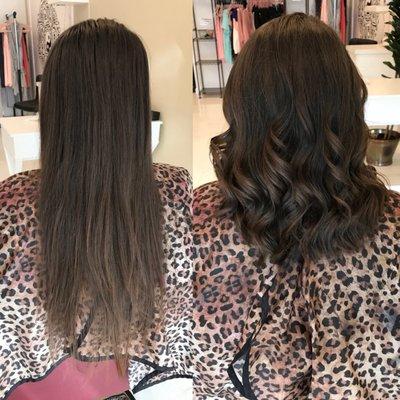 Before and after - back. Look how much thicker and healthier it looks!