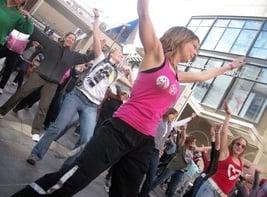 Flashmob on 16th St Mall