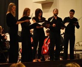 Vocal Ensemble at a Haddonfield School of Music performance