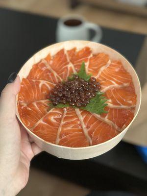 Salmon & Ikura Sushi Bowl