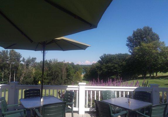 Over looking Lake Leelanau and the 8th hole.