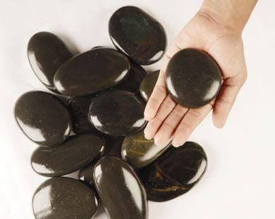 We offer hot stone massage!