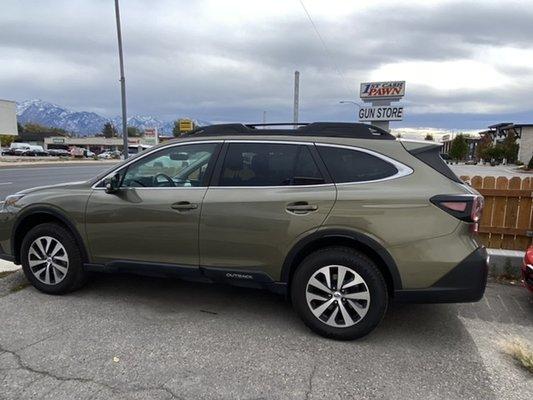 My new 2021 Subaru outback.