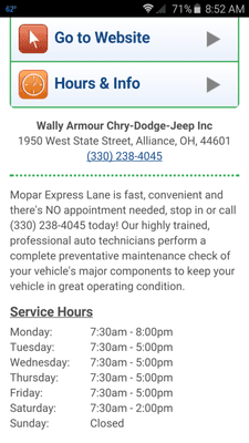 Wally Armour Chrysler