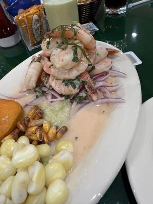 Shrimp ceviche