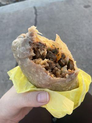 Carne asada burrito