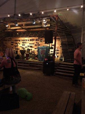 Stage made of pallets!