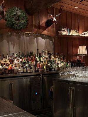 Bar selection downstairs