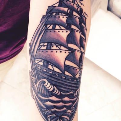 Ship and Anchor by Freddy