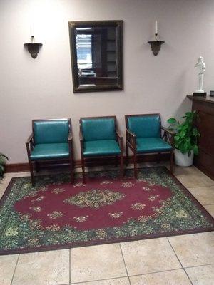 Comfortable waiting room.