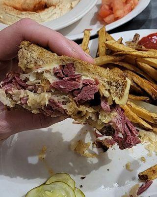 Reuben Sandwich & Fries