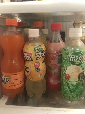 Coca Cola Peach Japan, Melon Ice Cream Soda