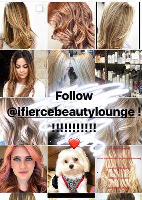 Follow us - iFierce Beauty Lounge on Instagram and FB