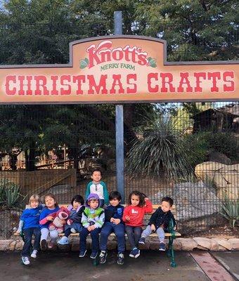 Knotts Christmas Villiage field trip