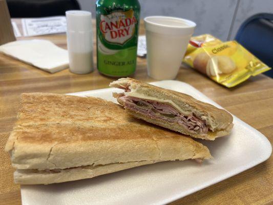 Pressed Cuban - so good with thinly sliced meat and pressed to perfection!