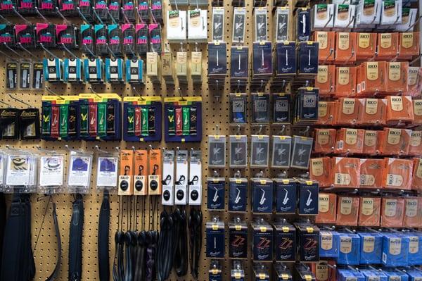 We have the best selection of reeds north of Seattle, and are the only retailer north of Everett to carry Vandoren's Juno reeds!