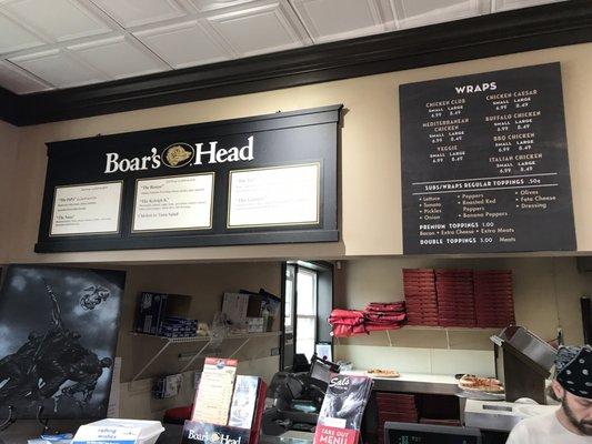 Boar's Head meat sandwiches available here