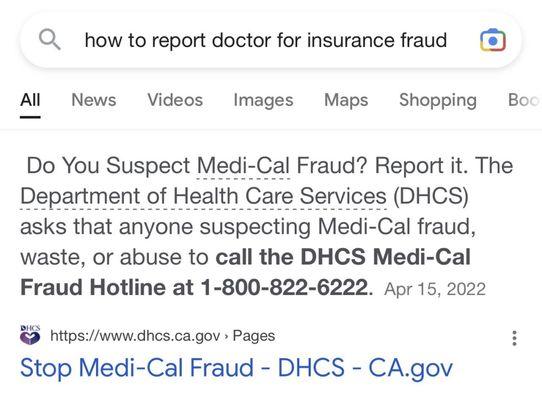 Report Dr. Suchov! call 1800 822 6222