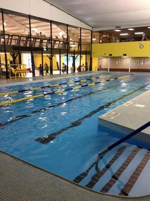 This is the indoor pool at Gold's Gym. In the summer, we teach at outdoor locations in Hopewell Jct and in Wappingers Falls.