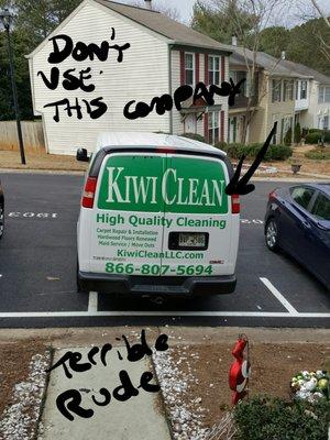 Kiwiclean was subcontracted by peachtree carpet cleaners without even letting me know. Do not use