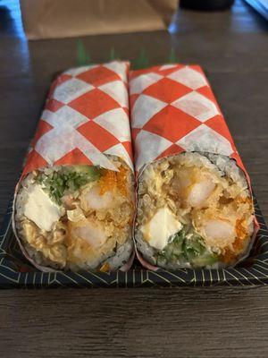 Crunchy Shrimp Burrito