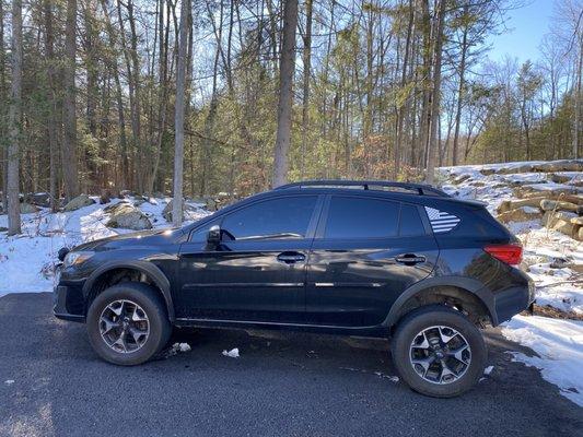 Modified Crosstrek. Fixed the ABS sensor. Back on our way! Thank you!