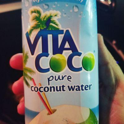 This coconut water is great