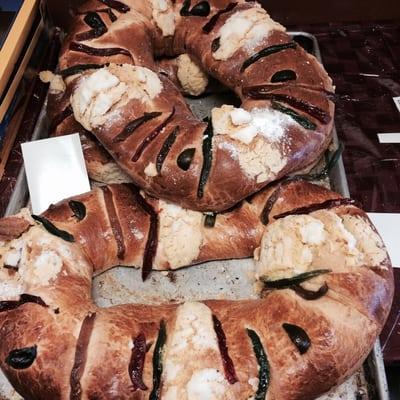 Three wise men bread for the holiday.