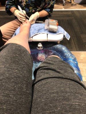 Deluxe pedicure time!