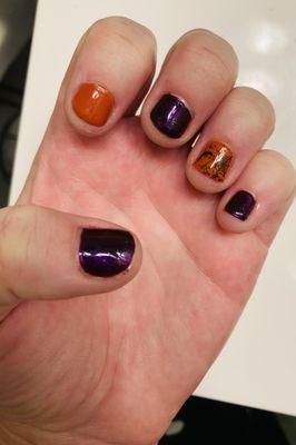 Love my Halloween nails!!