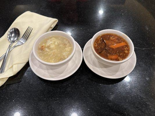 Egg Drop & Hot Sour Soup