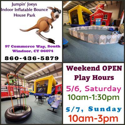 Weekend OPEN Bounce Hours