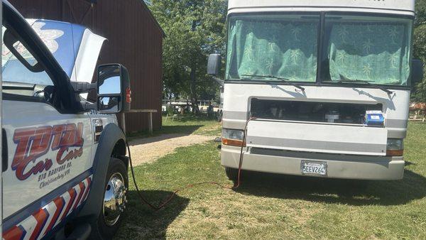 Fixing the alternator in my Rv.