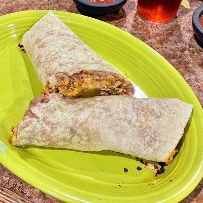 Scrambled Egg & Chorizo Burrito