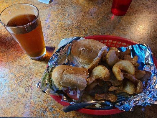 The shrimp po boy.