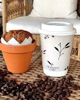 Enjoy a Flower Pot Muffin with Your La  Colombe Coffee