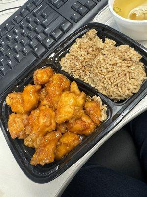 Lunch Orange Chicken