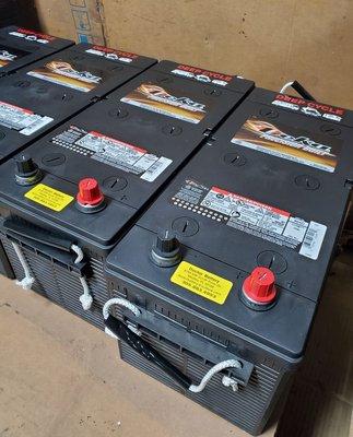 Need power for your machinery? Powerful Industrial batteries are in stock!