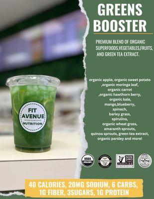 Greens booster for people like us that don't drink our greens everyday